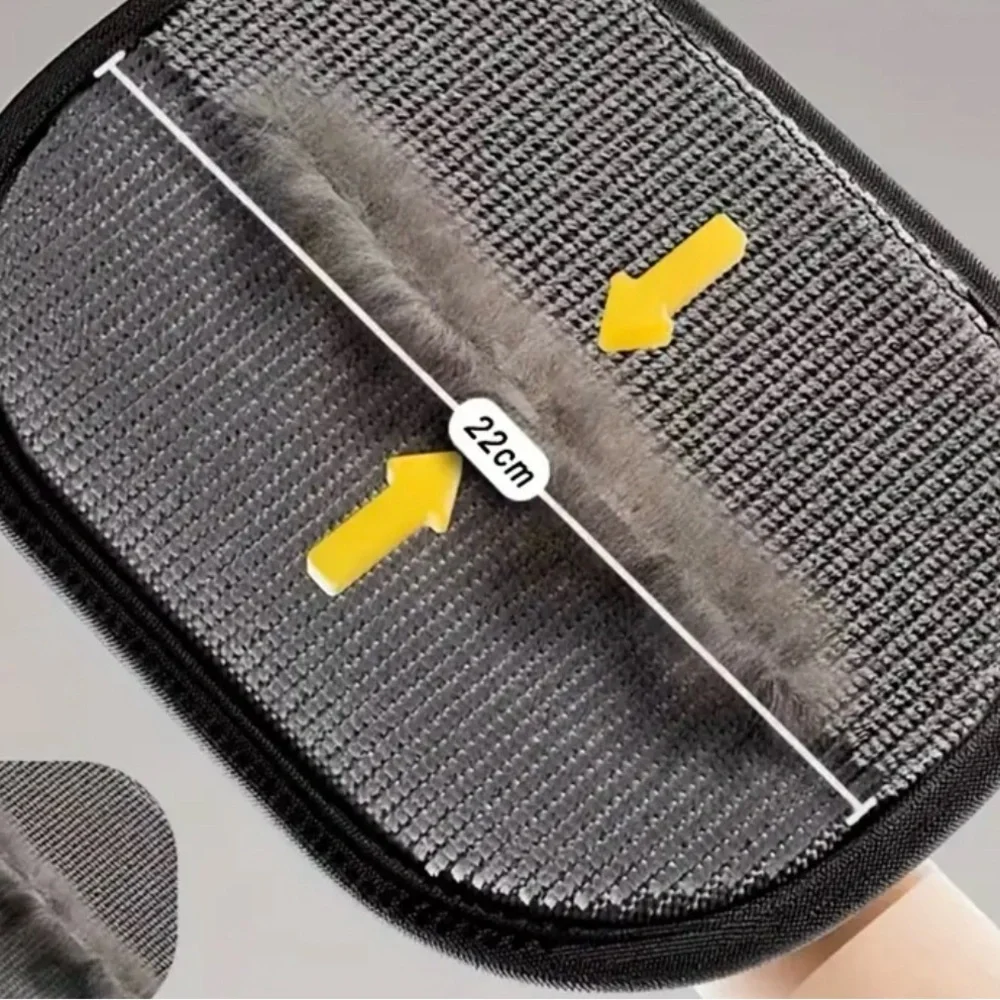 Pet Hair Remover Glove Reusable Double-Sided Static Lint & Fur Cleaning Tool 1pc